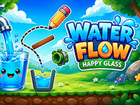 Jeu Water Flow Happy Glass