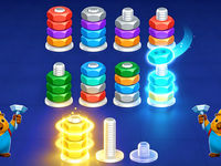 Jeu Super Sort - Color Nuts Puzzle
