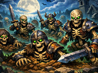 Jeu Idle Zombie Army - Skeleton War