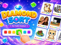 Jeu Diamond Sort - Picture Puzzle