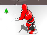Jeu Snowboarding Santa